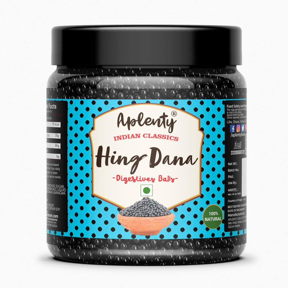 Aplenty Digestive Heeng Dana | Tasty Hing Goli | Asafoetida Digestive Ball | Healthy For Gas Acidity (800g)