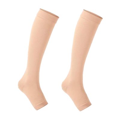 CALANDIS Compression Socks for Circulation Support for Running Office Workers Walking XL skin color | Compression Garments | Orthopedics & Supports | Medical, Mobility & Disability