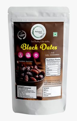 227- 250 gram Narpavi Products Black Dates | 100% Natural & Fresh | Soft & Juicy Texture | No Added Sugar | Nutrient-Rich | Healthy Snack | High in Fiber & Antioxidants | Essential Vitamins & Minerals (1000g)