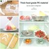 MRP ENTERPRISE 100 pcs Food Grade Plastic Fresh Keeping Bags-Reusable Transparent Sealing Wraps for Kitchen Refrigeration, Odor Leakproof Storage Covers for Fruit, Vegetables, Restaurant & Home Use. view 3
