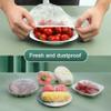 MRP ENTERPRISE 100 pcs Food Grade Plastic Fresh Keeping Bags-Reusable Transparent Sealing Wraps for Kitchen Refrigeration, Odor Leakproof Storage Covers for Fruit, Vegetables, Restaurant & Home Use. view 4