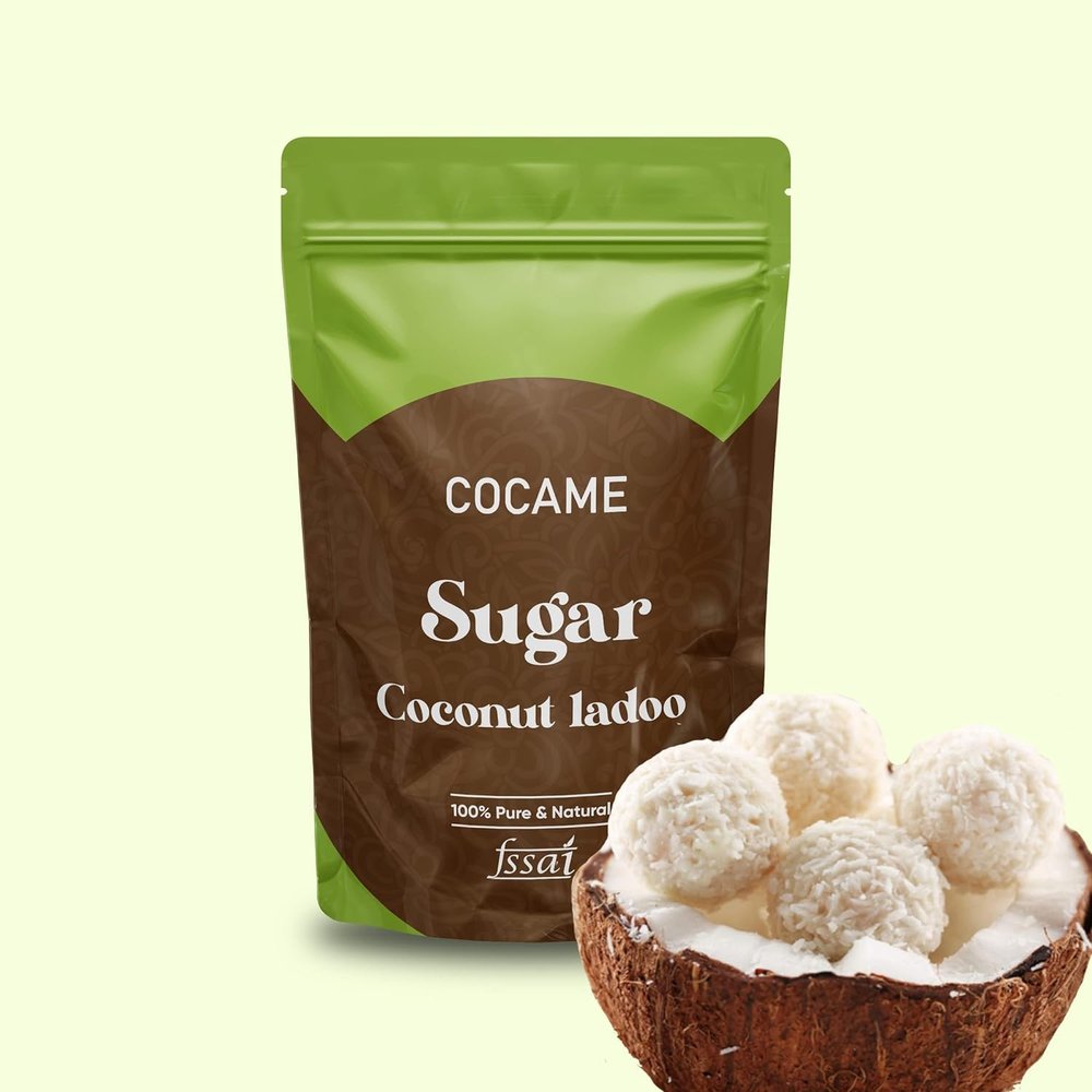 COCAME Sugar Coconut Balls | | Sugar Coconut laddu - (500 Grams)