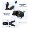 Dr Yonimed Breathing Trainer, Lung Capacity Exercise Device and Lung Exerciser for Respiratory Muscle Exercise and Increased Sports Breathing Fitness| Lungs Exercise Equipment | Men and Women | Black view 3