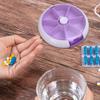 Allcato 7-Day Pill Organizer - Portable Fruit Style Weekly Medicine Dispenser with 7 Compartments, Rotating Seal for Easy Access - Compact and Travel-Friendly (1 Pc) view 3