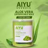 AIYU HERBALS Aloe Vera Liposoluble Wax Hydrating & Gentle Hair Removal Wax for Smooth Skin | Salon-Quality Soft Wax for Sensitive Skin | Full-Body Strip Wax for Face, Arms, Legs & Bikini Area | 800g view 2