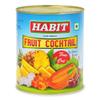HABIT Fruit Cocktail in Sugar Syrup -850g x Pack of 2| Assorted Bite-Sized Fruits | Ideal for Cakes, Salads, Pies, Pastries, Puddings & Desserts | Ready-to-Use Fruit Mix view 1