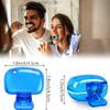 Caltero Toothbrush Head Cover, Portable Plastic Protective Clips for Travel, Bathroom, Camping, Multicolour, Pack of 2 (Pack of 08) view 2