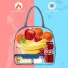EXPORTTANZA Large Insulated Lunch Bag for Office Men, Women, Kids School, Travel Tiffin Bag Pouch, Hot & Cold Lunch Box Bags for Boys, and Girls (Blue Leaf) view 4