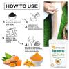 BUY TYA Turmeric Facial Wax Powder For Leg, 5 Min Painless Natural Face Hair Removal Waxing Powder, Easy To Use At Home 100GM(Pack Of 2) view 3