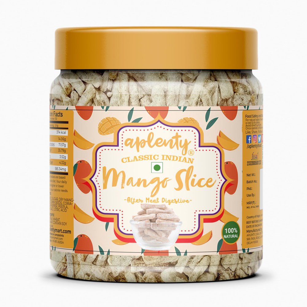 Aplenty Mango Slice Pachak | Sweet And Tangy Snack | Aam Pachak | Spicy Mango Candies | Mouth Freshener/Mukhwas (400G)