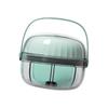 BNF Pill Box 4 Grids Waterproof Seal Pocket Travel Holder for Tablet Daily Pill Small Green |Health & Beauty | Health Care |1 Piece Pill Organizer view 2