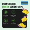 FitFeast Cream and Onion Protein Chips | 16g Plant Protein Per Pack | Pack of 18 | As Seen on Shark Tank view 4