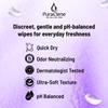 Puraclene Personal Hygiene Care Wipe, Organics Femina Intimate Wipes, Personal care for female view 4