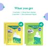 Cleevo Smart Refill Pack  Dishwash Gel (1L) + Floor Cleaner (2L) | Plant-Based Organic Dish wash for Oil Stains & Burnt Residues, Floor Cleaner for Mops, Tiles & Hard Surfaces | Pet & Child Safe view 2