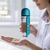 Aakarit Polycarbonate Water Bottle Portable Pill Insertion Organizer Water Bottle with Built-In Daily Vitamin Holder Supplement Organizer Case 7 Compartments | Multi-coloured | 600 ML view 2