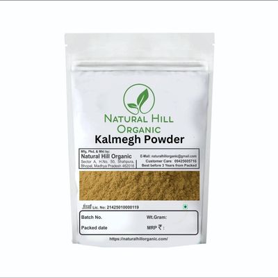 Natural Hill Organic Kalmegh Stick Powder-150g-Ayurvedic Herb Powder for Wellness & Immunity Support-FSSAI Certified-Natural-No Preservatives-