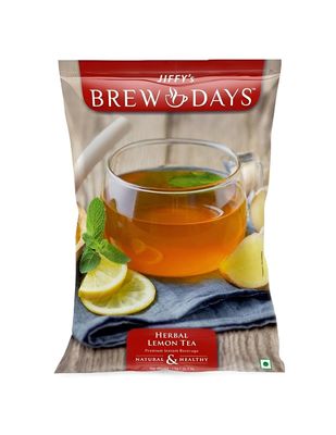 Brewdays Instant Lemon Tea Premix Powder 1 Kg | Refreshing Lemon Flavour