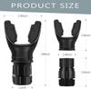 OMTRI Breathing Trainer, Lung Capacity Exercise Device and Lung Exerciser for Respiratory Muscle Exercise and Increased Sports Breathing Fitness| Lungs Exercise Equipment | Men and Women | Black view 3