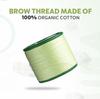 Lusty Soul Professional Eyebrow Threading Thread | Organic Eyebrow Hair Remover | Cotton Threading Facial Hair Remover | Upper Lips Shaping | Forehead Chin Hair Removal Thread (Pack of 12) view 2