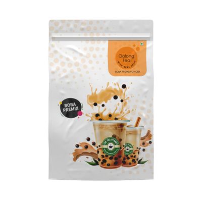 Tea Planet Oolong Fruit Boba Mix Instant Bubble Powder for Smooth, Creamy Drinks | DIY Milk Tea, Lattes, Milkshakes & Desserts | Vegan & Non-GMO (1000g)