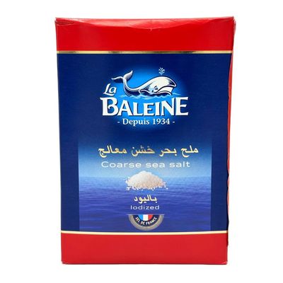 La Baleine Sea Salt 1 Kg, coarse sea salt, Imported from France.