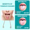Arsdewy Copper Tongue Cleaner with Dental Floss, Toothpick, Oral Care (Pack of 2) view 2