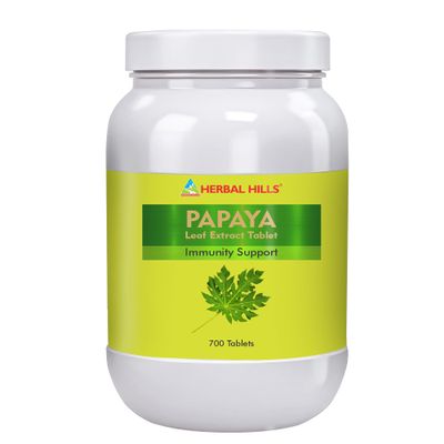 Herbal Hills Papaya tablets (700 Tablets Pack of 1)