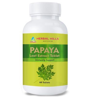 Herbal Hills Papaya tablets (60 Tablets Pack of 5)