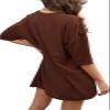 ABSOLUTE DEFENSE OversizeTshirt Baggy for Women Girl Cotton Casual Stylish Latest Beige Black Blue Maroon Lavender Pink Brown White Peach 299 399 Under view 2