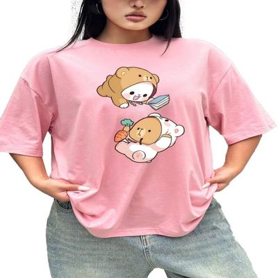 ABSOLUTE DEFENSE OversizeTshirt Baggy for Women Girl Cotton Casual Stylish Latest Beige Black Blue Maroon Lavender Pink Brown White Peach 299 399 Under