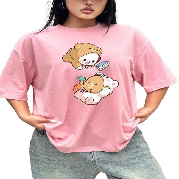 ABSOLUTE DEFENSE OversizeTshirt Baggy for Women Girl Cotton Casual Stylish Latest Beige Black Blue Maroon Lavender Pink Brown White Peach 299 399 Under