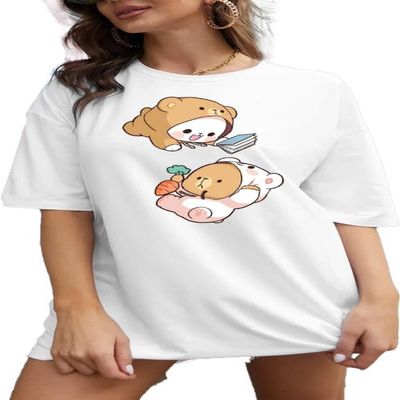 ABSOLUTE DEFENSE OversizeTshirt Baggy for Women Girl Cotton Casual Stylish Latest Beige Black Blue Maroon Lavender Pink Brown White Peach 299 399 Under