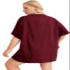 ABSOLUTE DEFENSE OversizeTshirt Baggy for Women Girl Cotton Casual Stylish Latest Beige Black Blue Maroon Lavender Pink Brown White Peach 299 399 Under view 2