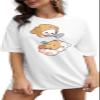 ABSOLUTE DEFENSE OversizeTshirt Baggy for Women Girl Cotton Casual Stylish Latest Beige Black Blue Maroon Lavender Pink Brown White Peach 299 399 Under view 1