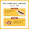Frutox Dry Fruit Bites Barfi 8 Pcs|4 Flavor Assorted Box| Healthy & Nutritious| Made with Natural Ingredients with No Added Sugar| Perfect for Gifting & On The Go Snacking view 3
