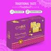 HIRA SWEETS Soan Papdi 500g | Delicious, Crispy & Flaky | Made with Almonds & Pistachio | Ready-to-Eat Indian Traditional Mithai | Ideal Gift Box for Sweets Lovers view 4