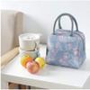 AOXITO Polyester Large Insulated Lunch Bag for Office Men, Women, Kids School, Travel Tiffin Bag Pouch, Hot & Cold Lunch Box Bags for Boys, and Girls (Pink), 10 Liters view 2
