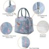 AOXITO Polyester Large Insulated Lunch Bag for Office Men, Women, Kids School, Travel Tiffin Bag Pouch, Hot & Cold Lunch Box Bags for Boys, and Girls (Pink), 10 Liters view 4
