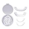 FlavorHaus Snap On Smile Teeth Veneers Comfortable Flex Fit Dentures for Top & Bottom Teeth | White Tooth Cosmetic Cover view 2