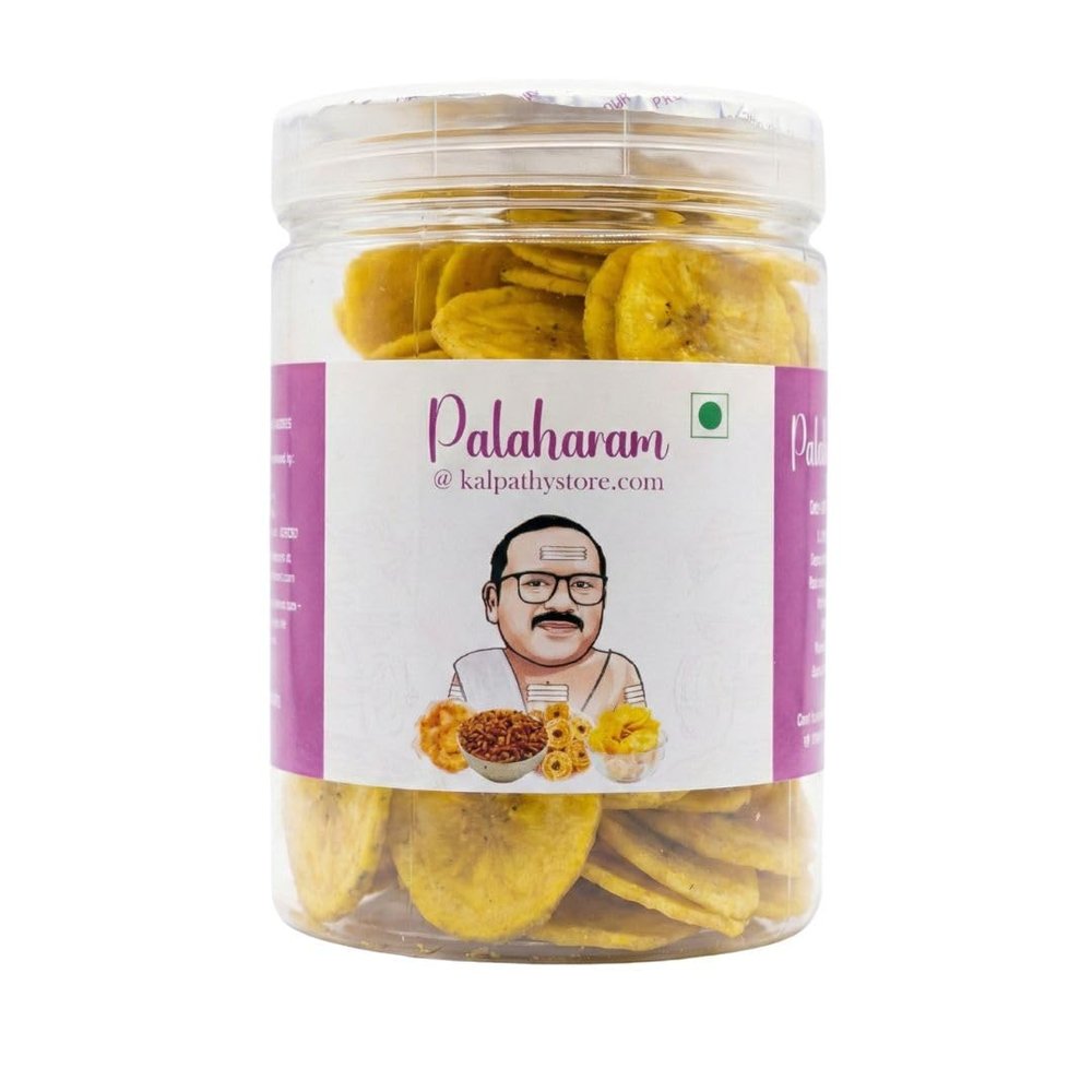 KalpathyStore| Premium Kerala Banana Chips Wafers In Coconut Oil | Fresh, Healthy, Thin, Crispy, Namkeen Snack (150 GM) |