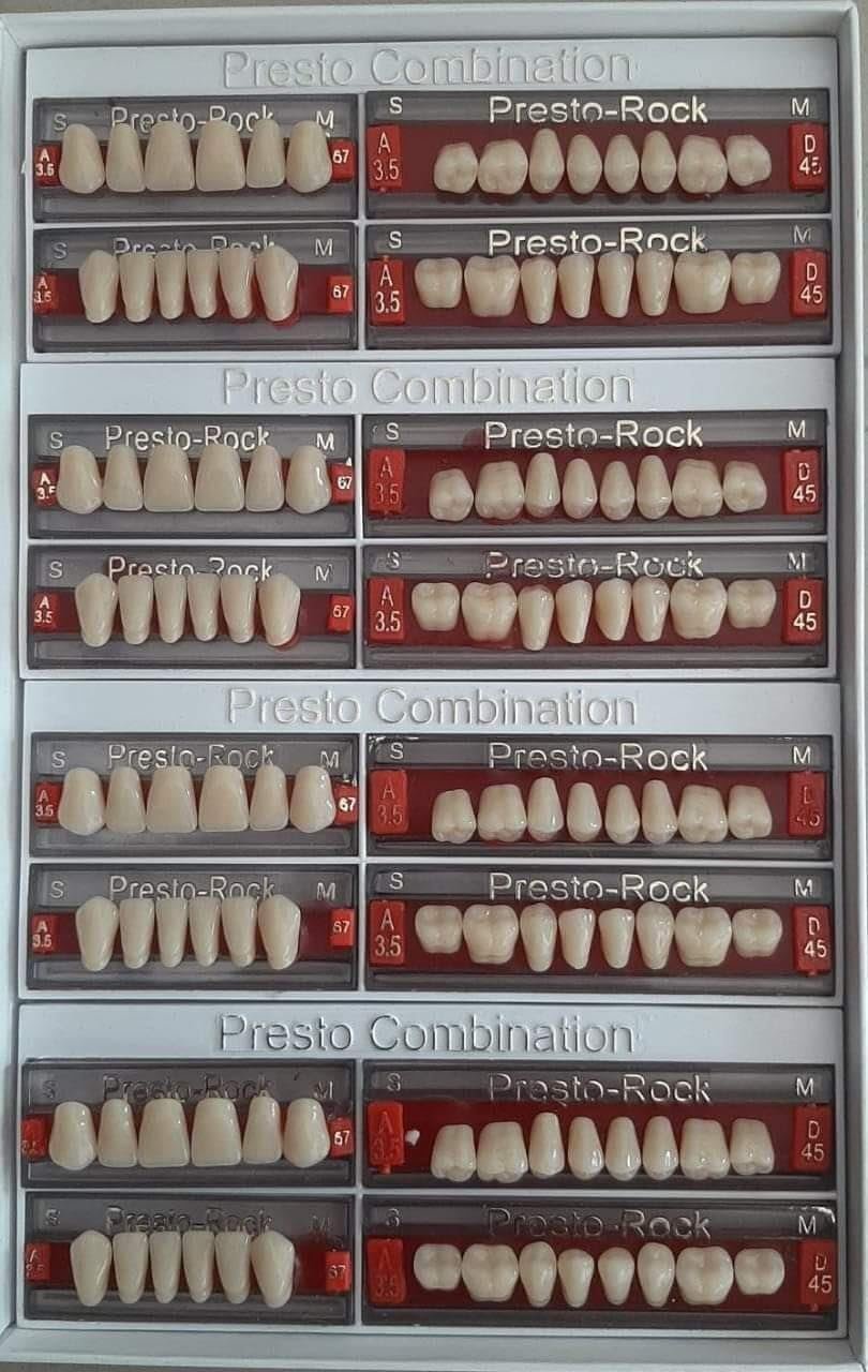Dental Acrylic Teeth Kit 18 Size A2 Shade (2)