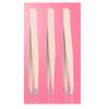 bnf 3x Stainless Steel Eyebrow Plucking Clip brow Hair Removing Tweezer Rose Red Health & Beauty | Makeup | Makeup Tools & Accessories | Eyelash Tools view 2