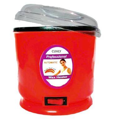 CUVLY Wax Heater For Women | Hair Removal Kit (Wax Machine, Wax 550gm, Wax Strip, Wax Knife) | Women Waxing Kit Combo