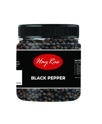 Hay Ras Black Pepper/Kali Mirch Whole | Kerala Natural Spices |100% Natural | 100% Vegetarian | No Added Preservatives | 100 gm