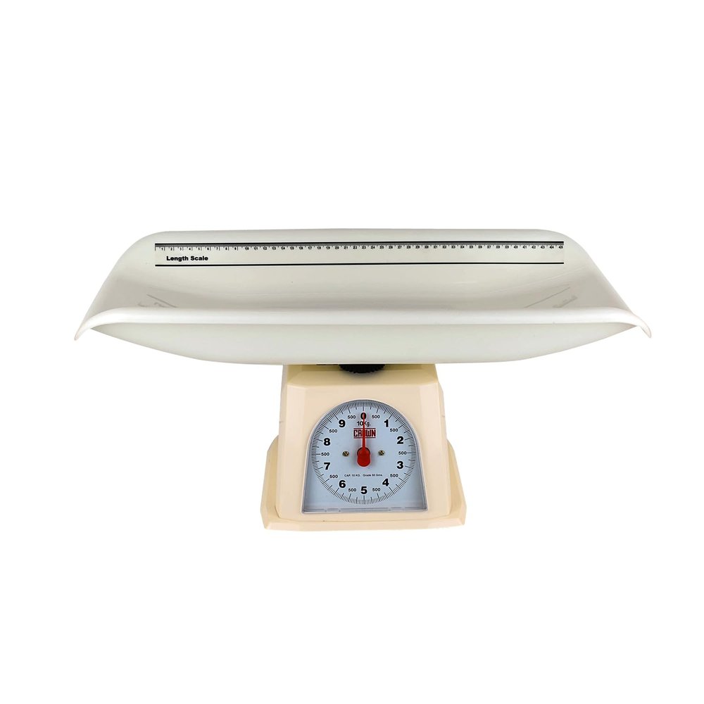 Dishan Analog Baby Weight Machine Accurate and Reliable Weight Upto 10Kg Capacity Weighing Scale (White)