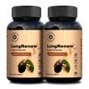 CUREFOREVER LungRenew - Natural Lung Detox Tablets with Quercetin, Grape Seed, Ginger, Echinacea, Licorice Extracts & Zinc Sulphate | Plant-Based Lung Cleanser for Immune Support (60 Count(Pack of 2)) view 1