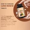 CUREFOREVER LungRenew - Natural Lung Detox Tablets with Quercetin, Grape Seed, Ginger, Echinacea, Licorice Extracts & Zinc Sulphate | Plant-Based Lung Cleanser for Immune Support (60 Count(Pack of 2)) view 3