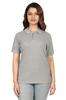 GRADO Womens 100% Cotton Piqu Polo T-Shirt  Bio-Silicon Washed for Supreme Softness | Breathable, Soft Touch, Casual & Everyday Wear (Grey-38-S) view 1