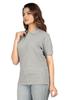 GRADO Womens 100% Cotton Piqu Polo T-Shirt  Bio-Silicon Washed for Supreme Softness | Breathable, Soft Touch, Casual & Everyday Wear (Grey-40-M) view 3