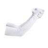 HAUNKY Presents Mens And Womens Hand Protection Long Gloves Sun Protection Gloves Hand Long Gloves Cotton Arm sleeves Summer Gloves For Driving Or Sports (Pack Of 3). (2 White & 1 Skin, Free- Size) view 2